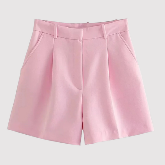 Pantalones cortos de moda con cintura alta