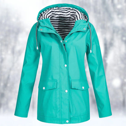 Chaqueta impermeable y cortaviento para mujer