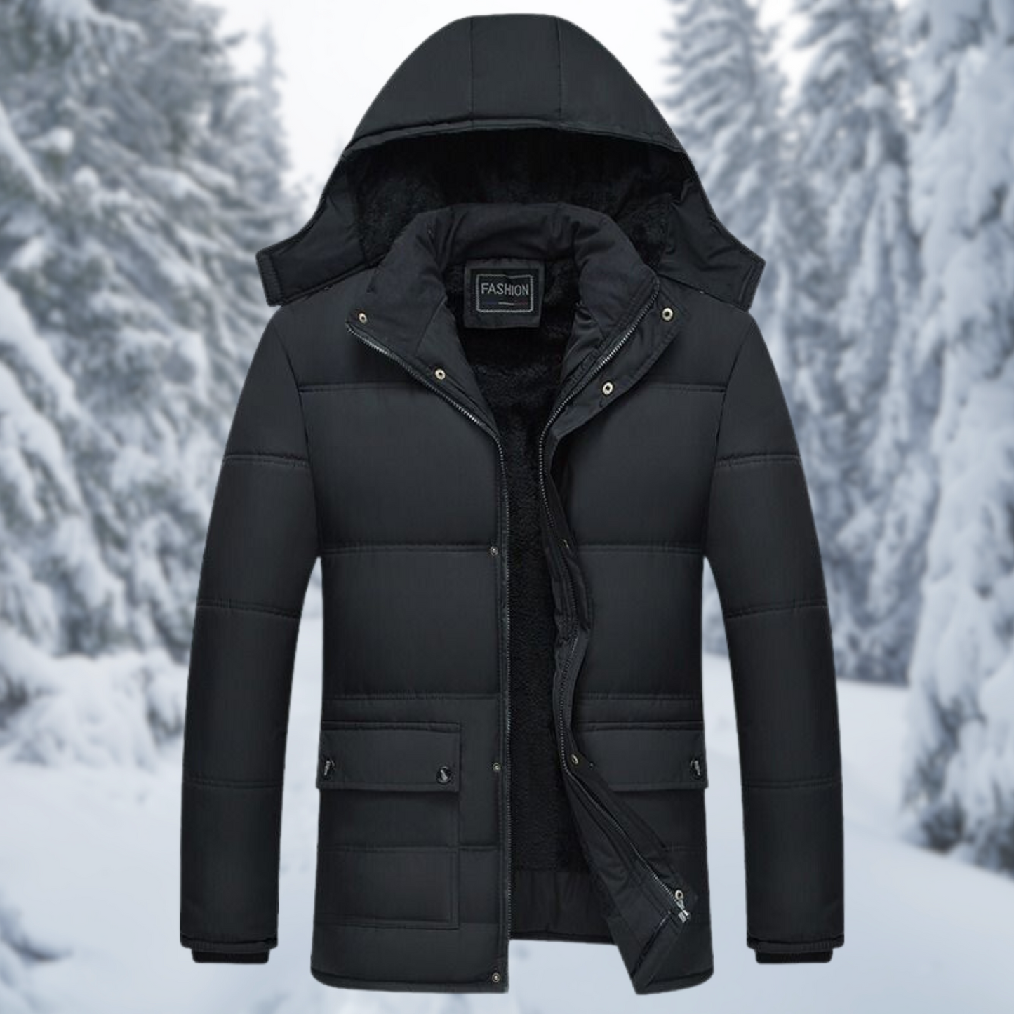 Chaqueta de invierno forrada