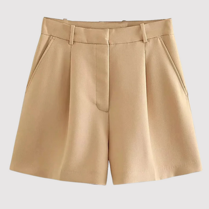 Pantalones cortos de moda con cintura alta