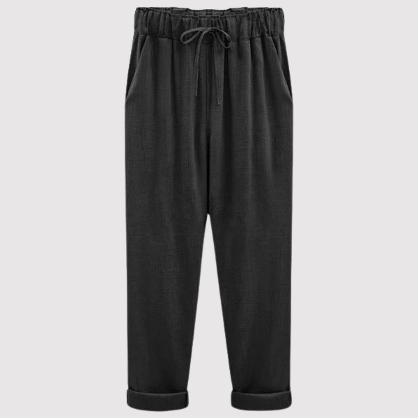 Pantalones de algodón y lino