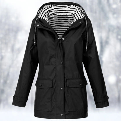 Chaqueta impermeable y cortaviento para mujer