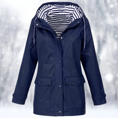 Chaqueta impermeable y cortaviento para mujer