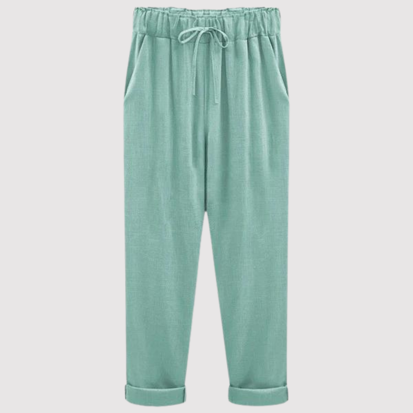 Pantalones de algodón y lino