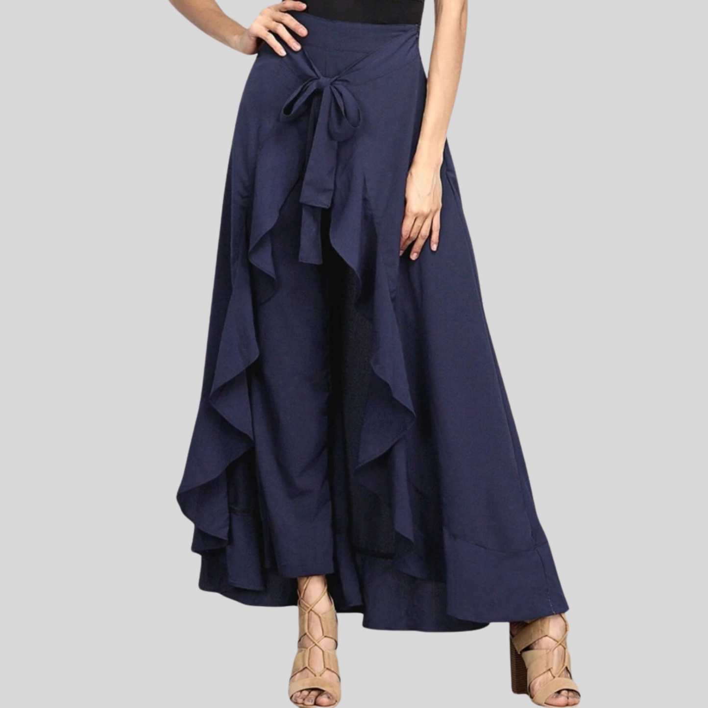 Pantalones palazzo para señora