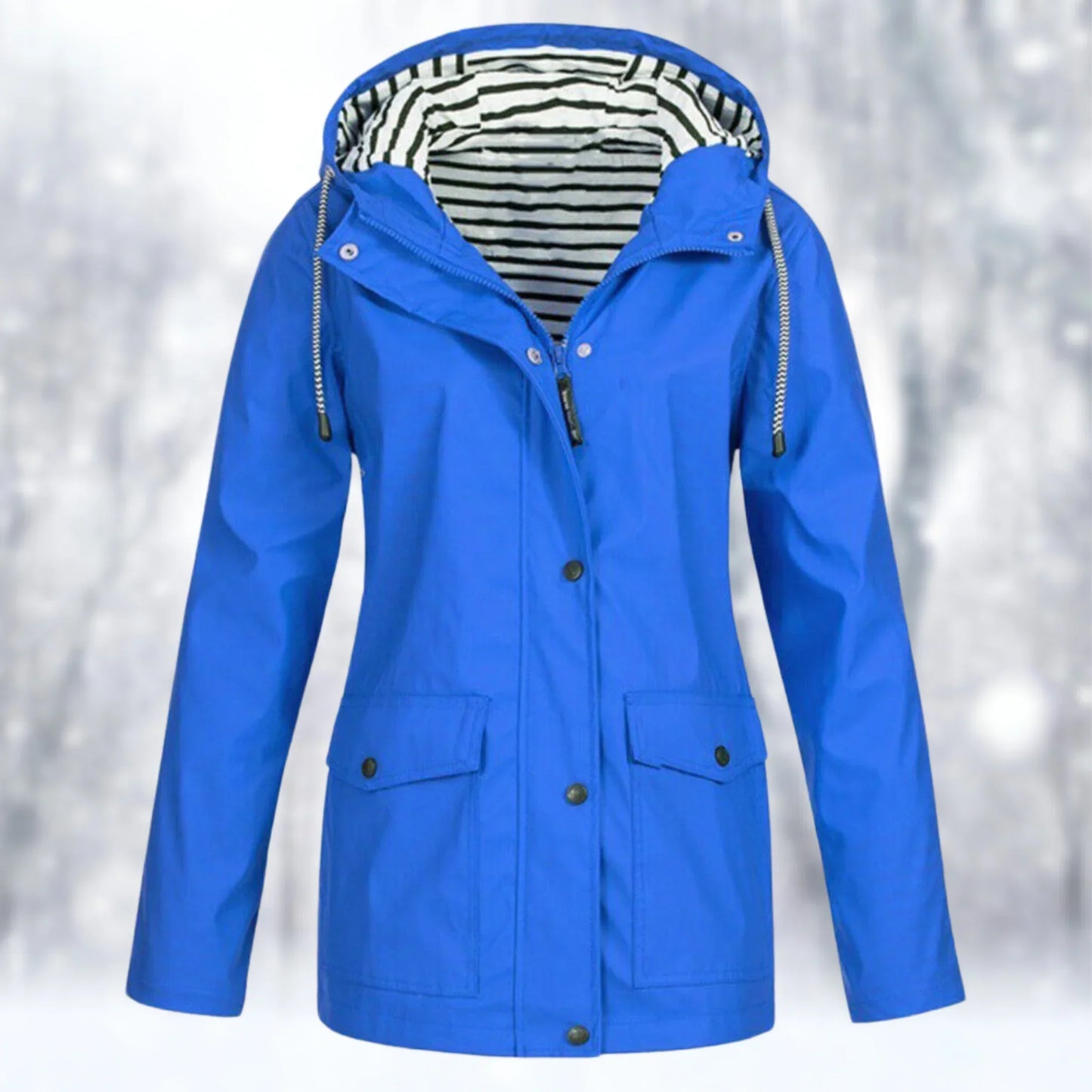 Chaqueta impermeable y cortaviento para mujer