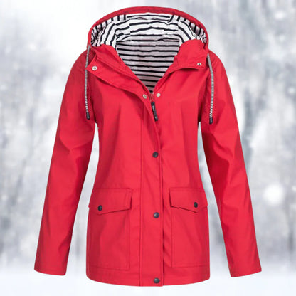 Chaqueta impermeable y cortaviento para mujer