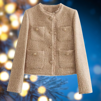 Elegante chaqueta recortada