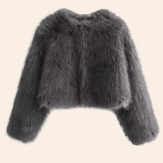 Chaquetas cortas de invierno de piel sintética