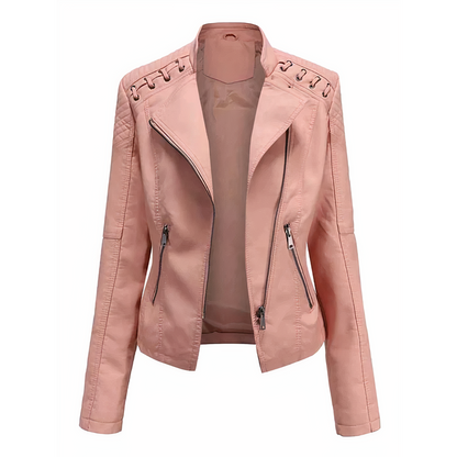 Chaqueta de cuero para mujer | Stella