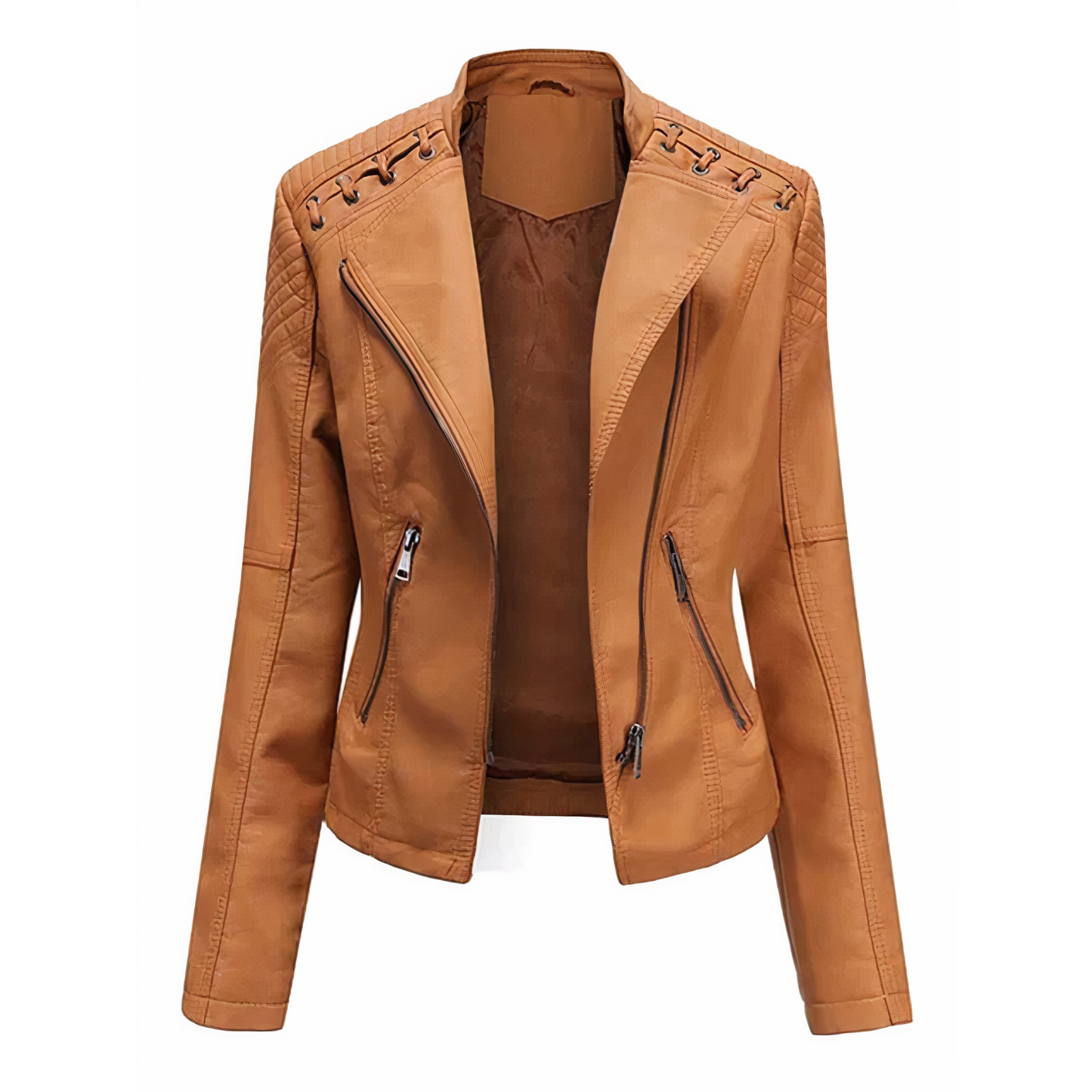 Chaqueta de cuero para mujer | Stella