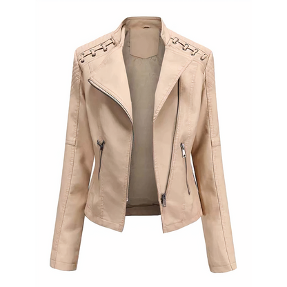 Chaqueta de cuero para mujer | Stella