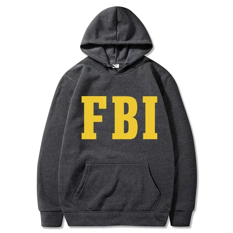 Paulo | Cálidas sudaderas unisex con estampado del FBI