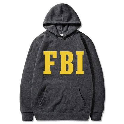 Paulo | Cálidas sudaderas unisex con estampado del FBI