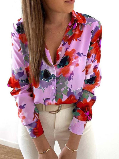 JennsBlouse I Blusa Con Estampado Floral Para Mujer