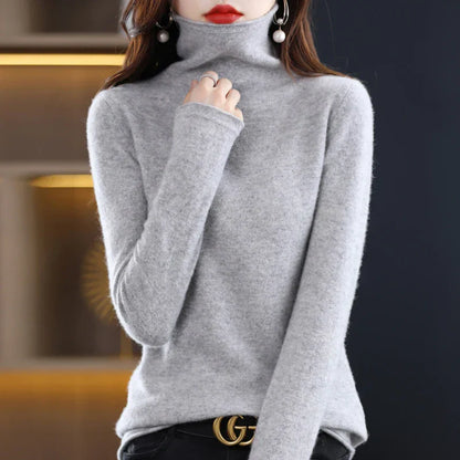 Noimee | Jersey de punto con cuello alto y corte entallado para mujer