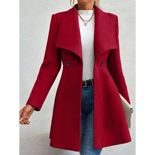 Onyxa™ | Elegante abrigo de invierno de manga larga