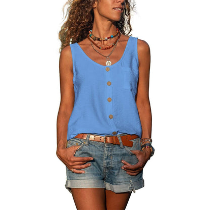 Renske - Camiseta de tirantes para mujer - Trendy & Lightweight