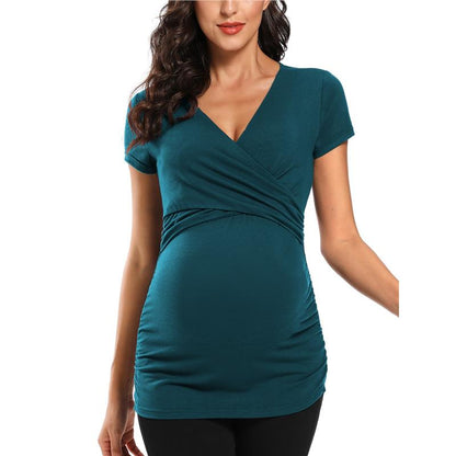 Camiseta de lactancia | Facilita la lactancia a través de aberturas en el pecho