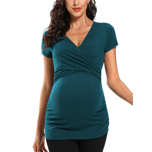 Camiseta de lactancia | Facilita la lactancia a través de aberturas en el pecho