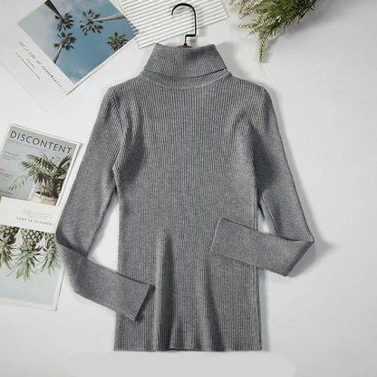 Dara| Jersey de cuello alto medio para mujer