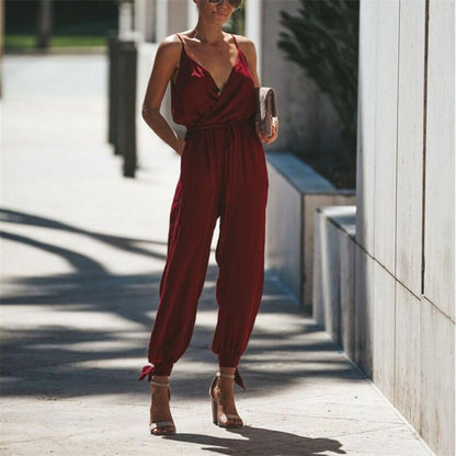Clémence - Mono sexy con escote halter