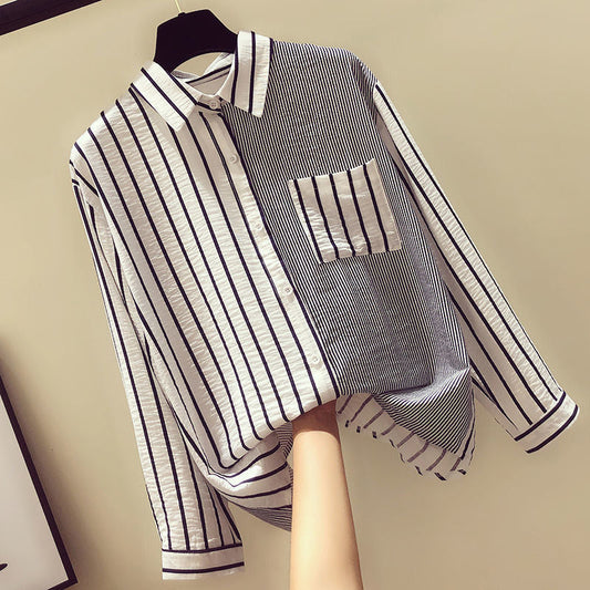 AnasBlouse I Blusa Con Rayas Para Mujer