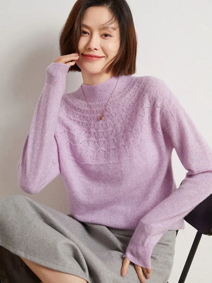 Jersey de invierno Dako con cuello moca