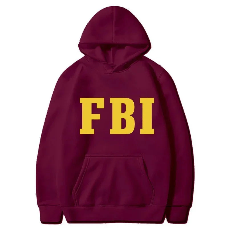 Paulo | Cálidas sudaderas unisex con estampado del FBI