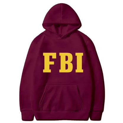 Paulo | Cálidas sudaderas unisex con estampado del FBI