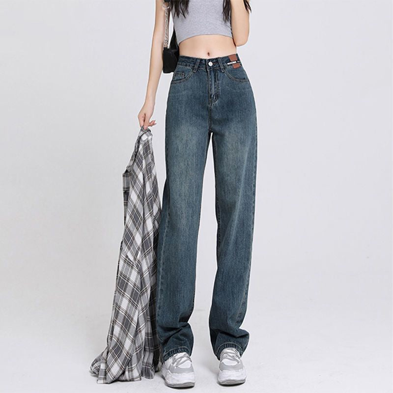 Pantalón Ginevra - Pantalón vaquero de pierna ancha y cintura alta para una mayor comodidad.