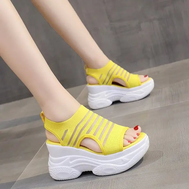 Sandalias de verano de suela gruesa para mujer - Miaka