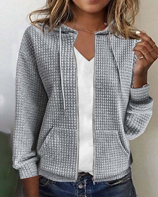 Sandra | chaqueta casual con bolsillo en color liso