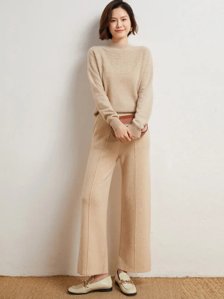Jersey de invierno Dako con cuello moca