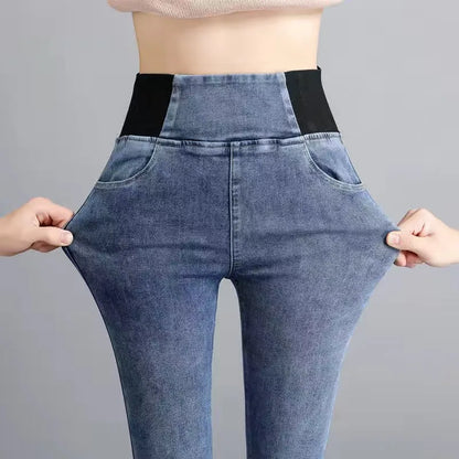 Vaqueros pitillo de cintura alta Loock para mujer