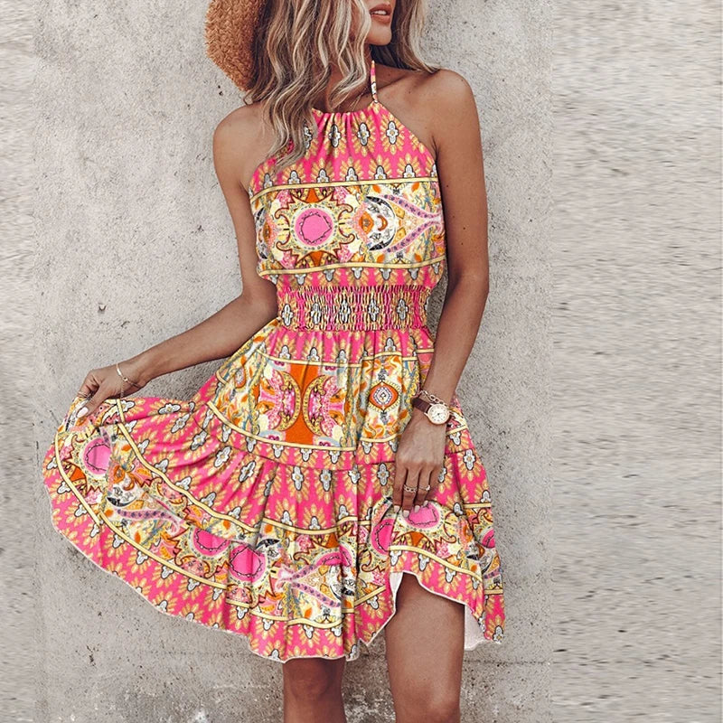 Vestido con cinturón chic