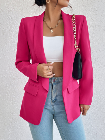 Blazer liso para mujer