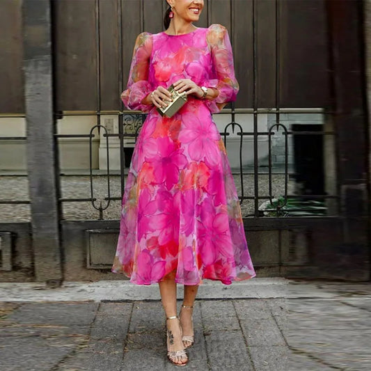 Vestido con estampado floral