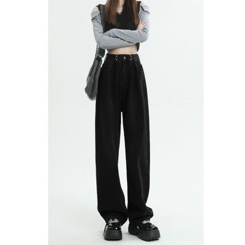Pantalón Ginevra - Pantalón vaquero de pierna ancha y cintura alta para una mayor comodidad.