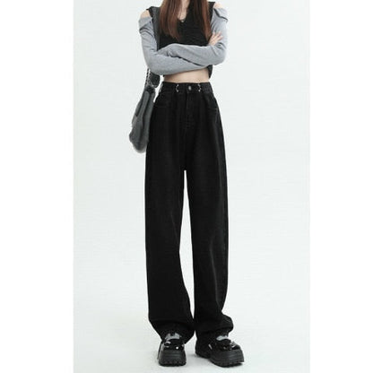 Pantalón Ginevra - Pantalón vaquero de pierna ancha y cintura alta para una mayor comodidad.