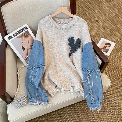 Juliettae - Elegante jersey de corazón para mujer