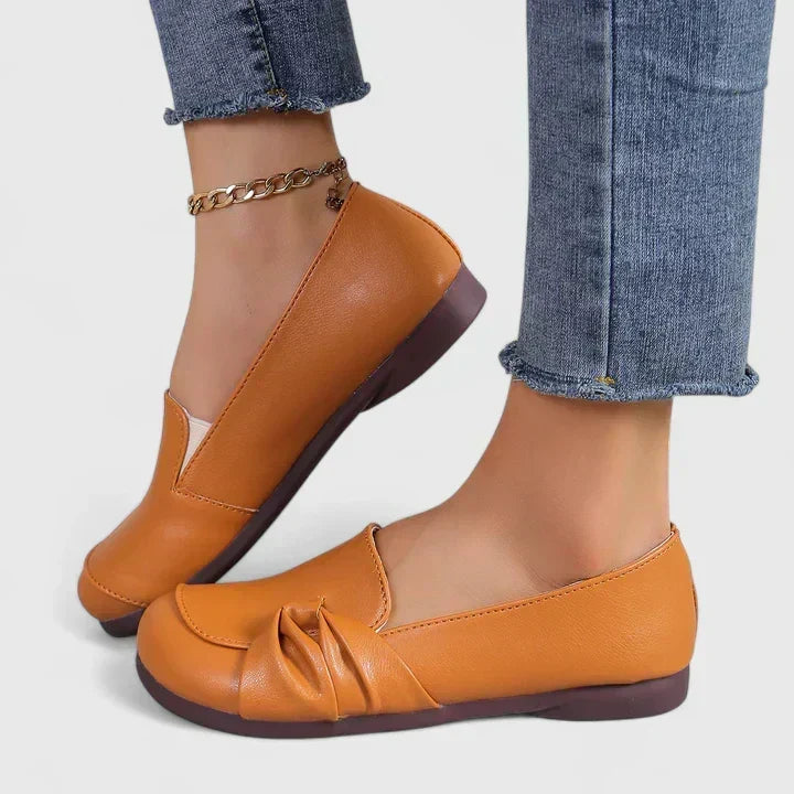 Damskie Mokasyny Casual Płaskie z Węzłem