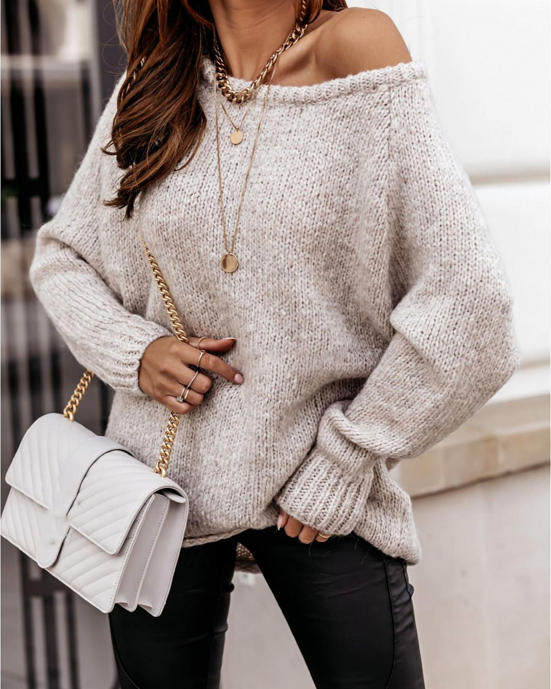 Ulvya Sweater | Jersey de invierno de punto oversize