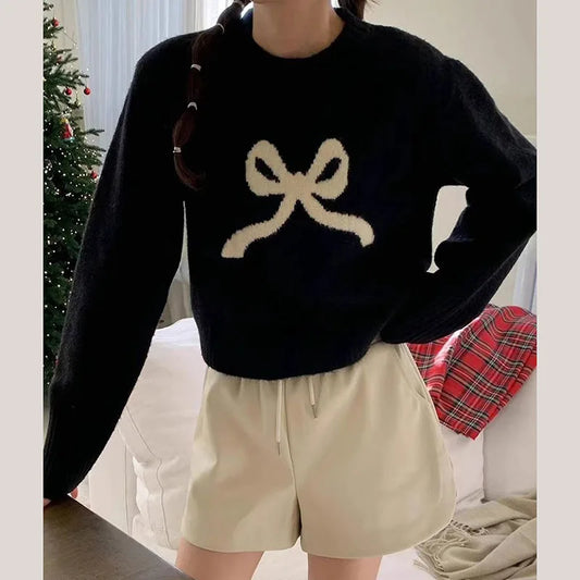 Lara | Jersey de punto con lazo para mujer