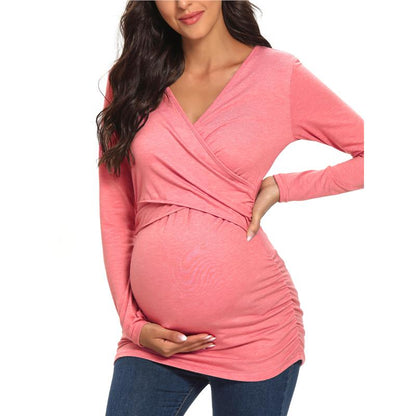 Camiseta de lactancia | Facilita la lactancia a través de aberturas en el pecho
