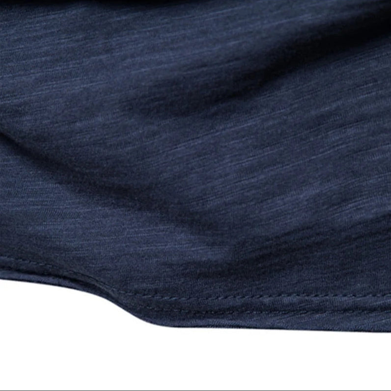 Męski T-Shirt Z Dekoltem W Serek