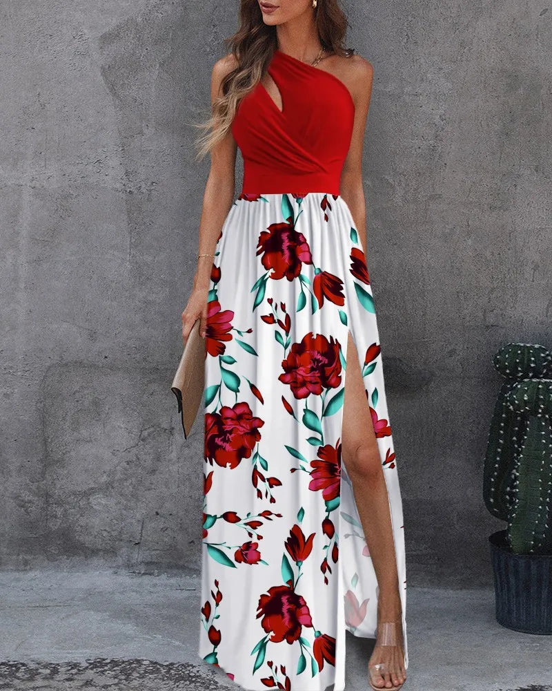 Emery - Elegante maxi vestido de un hombro