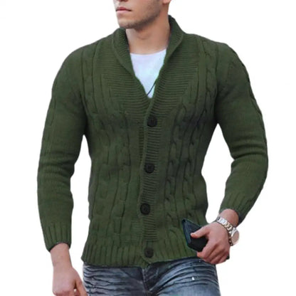 Bino Cardigan | Chaqueta de punto con cuello en V para hombre