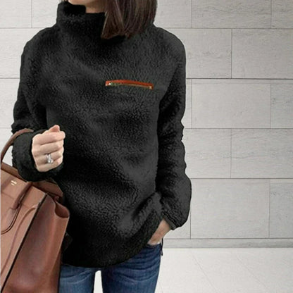 Kimberly - Suave jersey de invierno de cuello alto