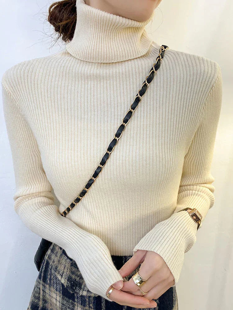 Jersey de cuello alto Margareta